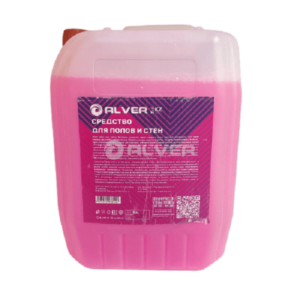 Средство для мытья полов и стен alver 5 л Канистра (ядовито розовый)