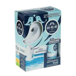 ДИСПЕНСЕР комплект Освежитель воздуха До ре ми Премиум Дыхание моря автом. с батарейкой