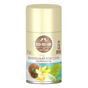 Освежитель воздуха До ре ми Премиум ВАНИЛЬНЫЙ КОКТЕЙЛЬ 250мл (сменный блок)