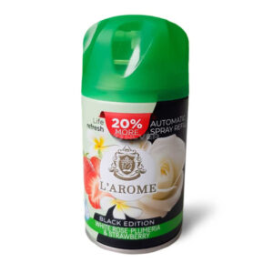 Освежитель воздуха l`arome white rose plumeria & strawberry 300мл (сменный блок)
